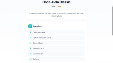 Drink Scanner template preview