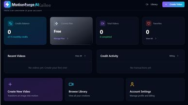 Motion Forge AI template preview
