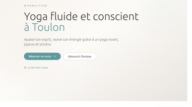 Template site Namas Flow template preview