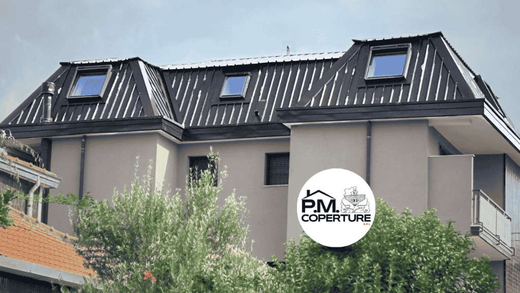 Bonifica amianto condominio + Velux solari — Vittuone (MI), 2024