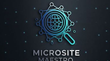 Microsite Maestro template preview