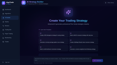 Quantum Leap trading tool template preview