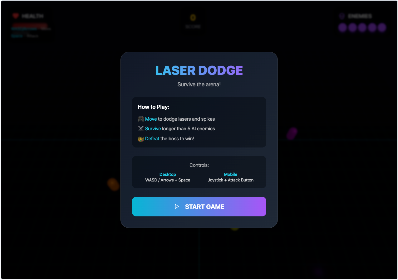 Game Template template preview