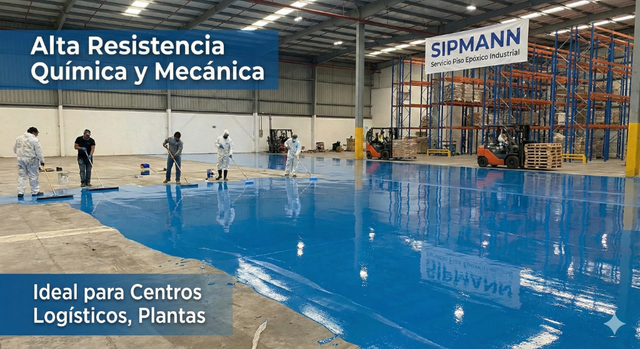 Servicio Piso Epóxico Industrial — accesorio y terminación de obra GO Construction Chile
