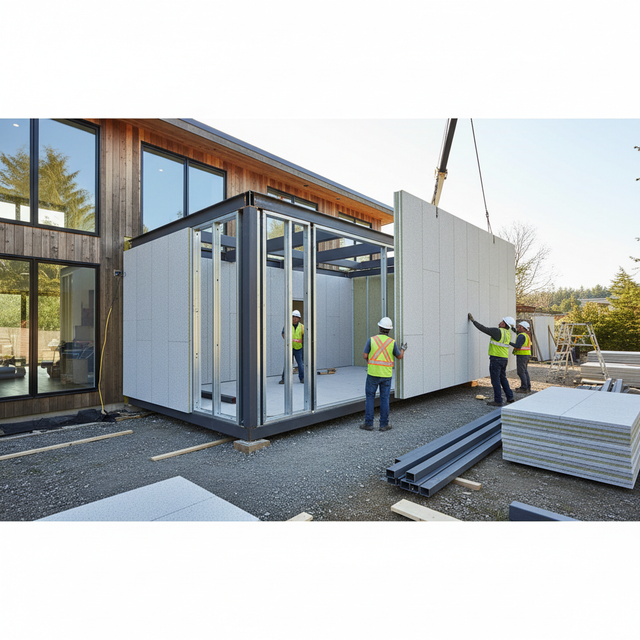 Servicio de Ampliación SIP — kit de construcción modular GO Construction Chile