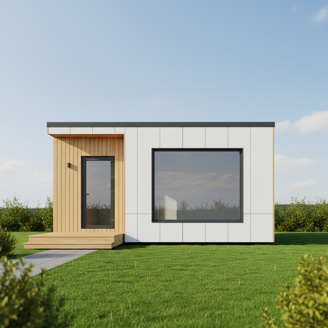 Vivienda Modular Studio 25m² — vivienda modular prefabricada GO Construction Chile