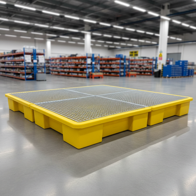 Sistema Contención Derrames 600L — accesorio y terminación de obra GO Construction Chile