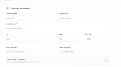 HeatLoad Pro template preview