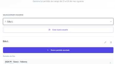 Calendario Laboral AE template preview