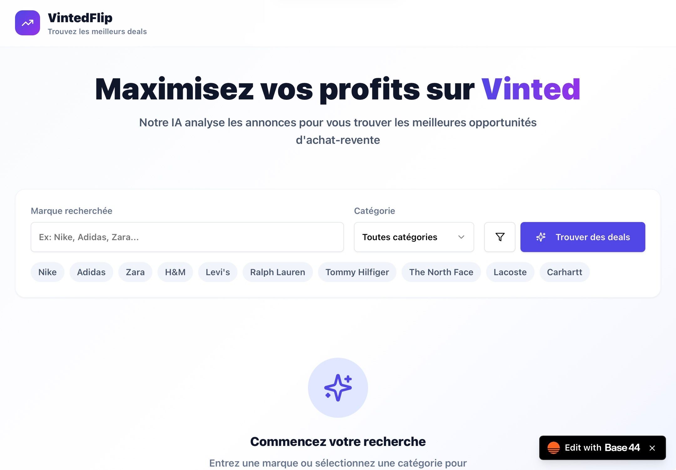 Vinted Arbitrage  template preview