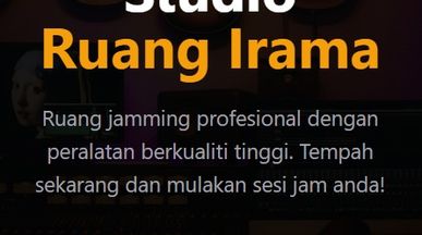 Music Studio Online Booking template preview