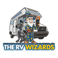 The RV Wizards Service Desk logo