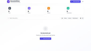 DocumentOnes template preview