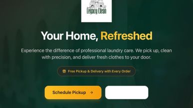 Business Scheduling Application template preview