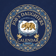 Job's Daughters California State Calendar logo