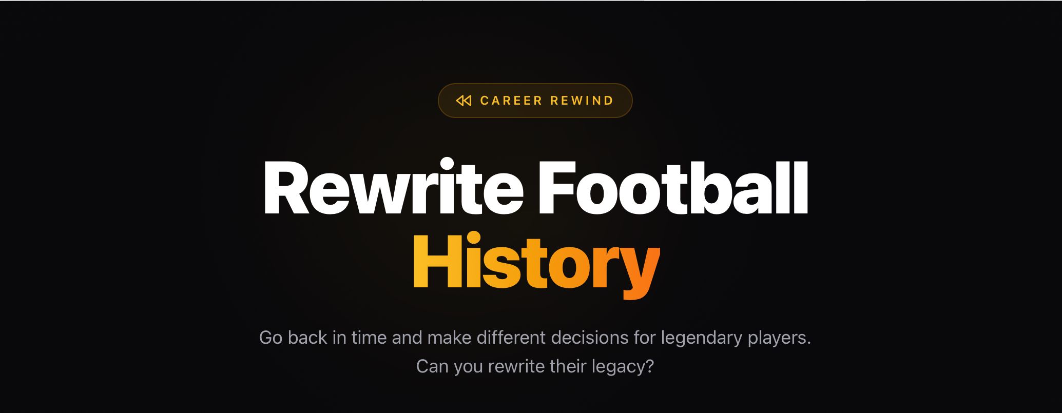 The Great Career Rewind template preview