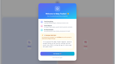 BabyBloom (Mobile only) template preview