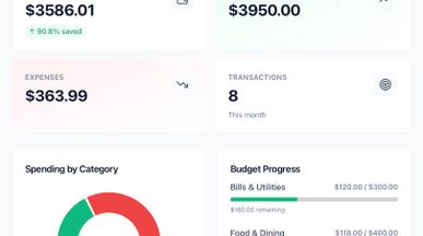 Budget wise template preview