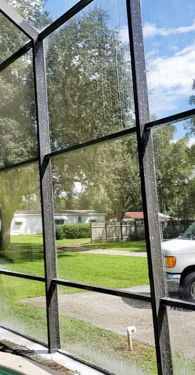 Screen lanai enclosure restoration