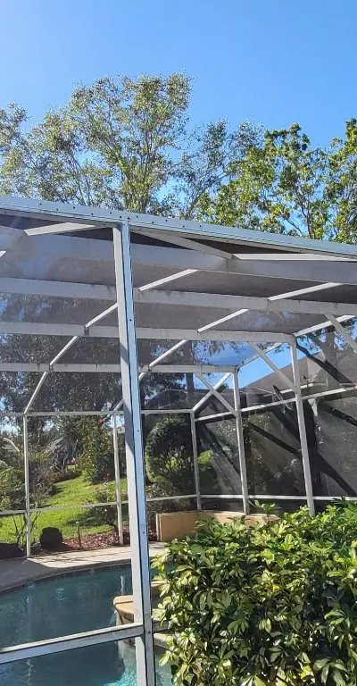 Large pool cage cleaning Clermont FL