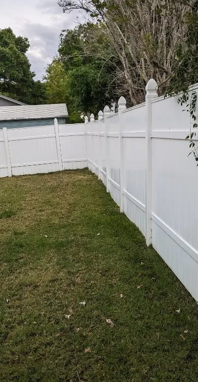 Vinyl fence cleaning results Clermont FL