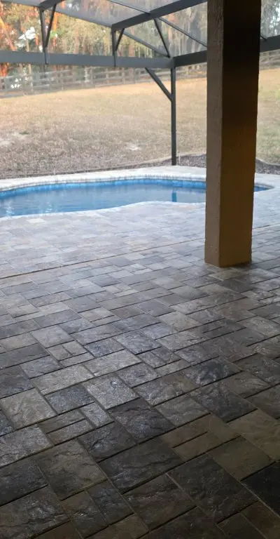 Paver pool deck restoration