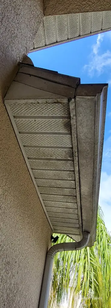 Gutter and soffit cleaning before Clermont FL