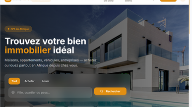 ImmoAfrica template preview