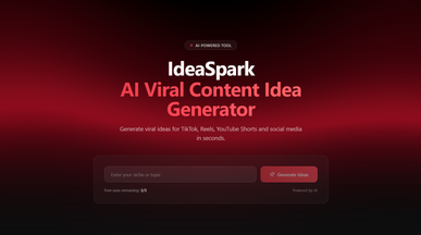 IdeaSpark AI template preview