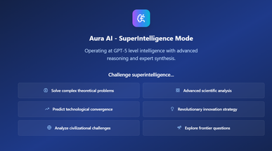Aura AI template preview