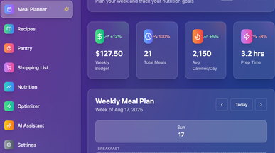 NutrishPlan Pro template preview