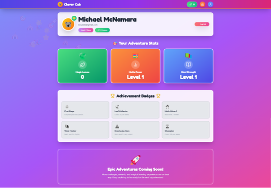 Clever Cub app template built with Base44