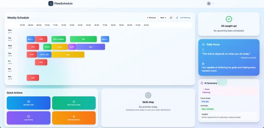 FlowSchedule app template built with Base44