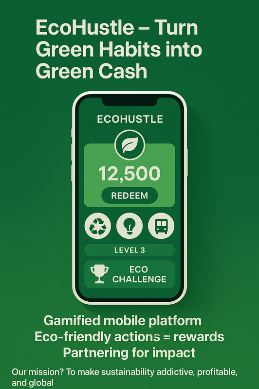EcoHustle app template built with Base44